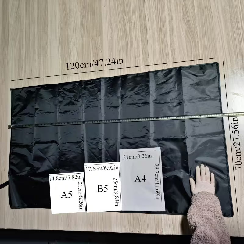 1pc Foldable Trunk Mat for SUV, Driver's Fabric Trunk Liner