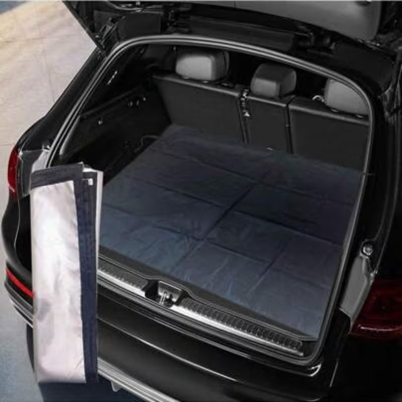 1pc Foldable Trunk Mat for SUV, Driver's Fabric Trunk Liner